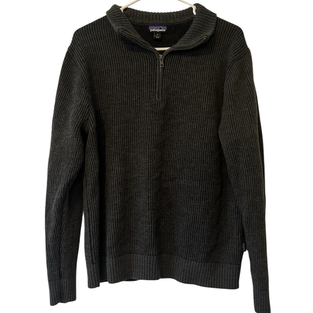 Patagonia Mountain Merino Wool Quarter Zip Pullover Men’s Size Large